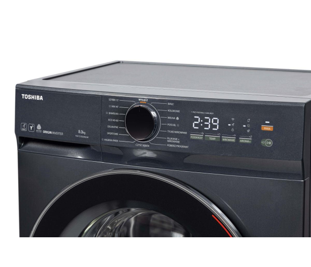 Pralka Toshiba TW-T21BU90UWPL(MG) Slim 8kg 1400obr Funkcje pary Aplikacja TSmartLife  - 1545435 - zdjęcie 5
